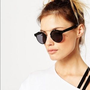 Spitfire Black Aviator Sunglasses